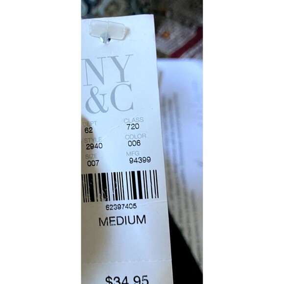 New York & Company Sleeveless Womans Career Black NWT Dress Cotton Minimalist M - Picture 8 of 10